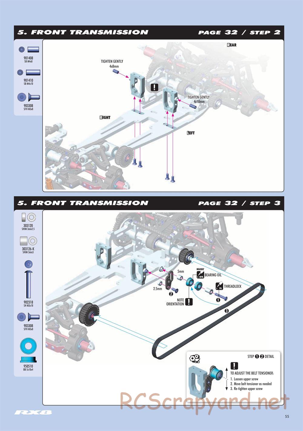 Xray - RX8.3 (2020) - Manual - Page 55