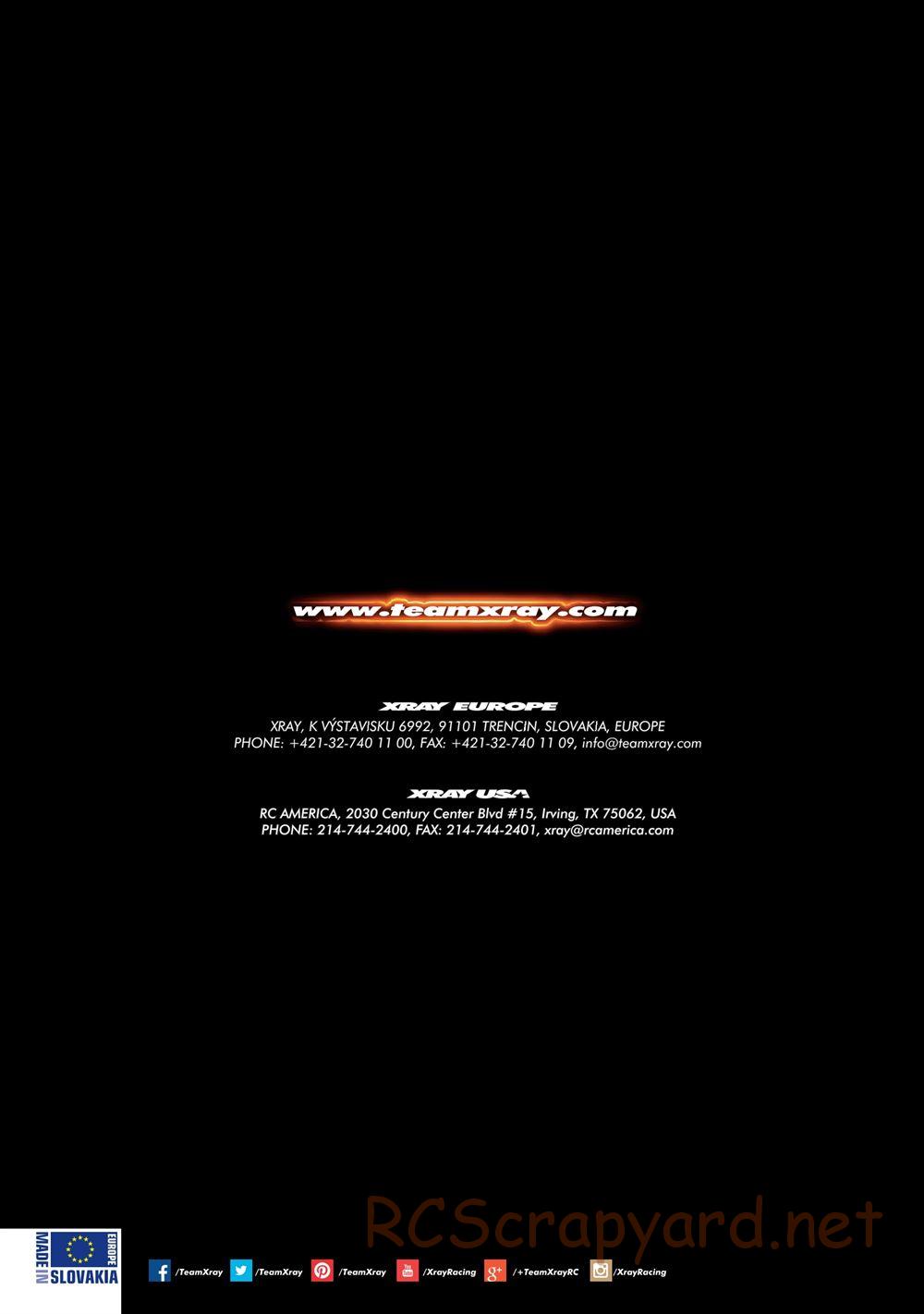 Xray - RX8.3 (2020) - Manual - Page 60