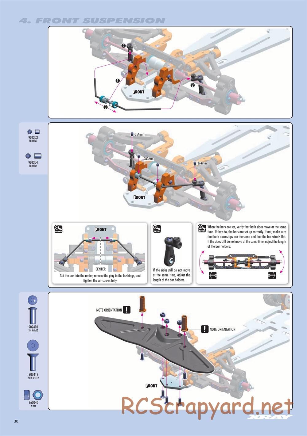 Xray - RX8E 2019 (RX8E'19) - Manual - Page 30