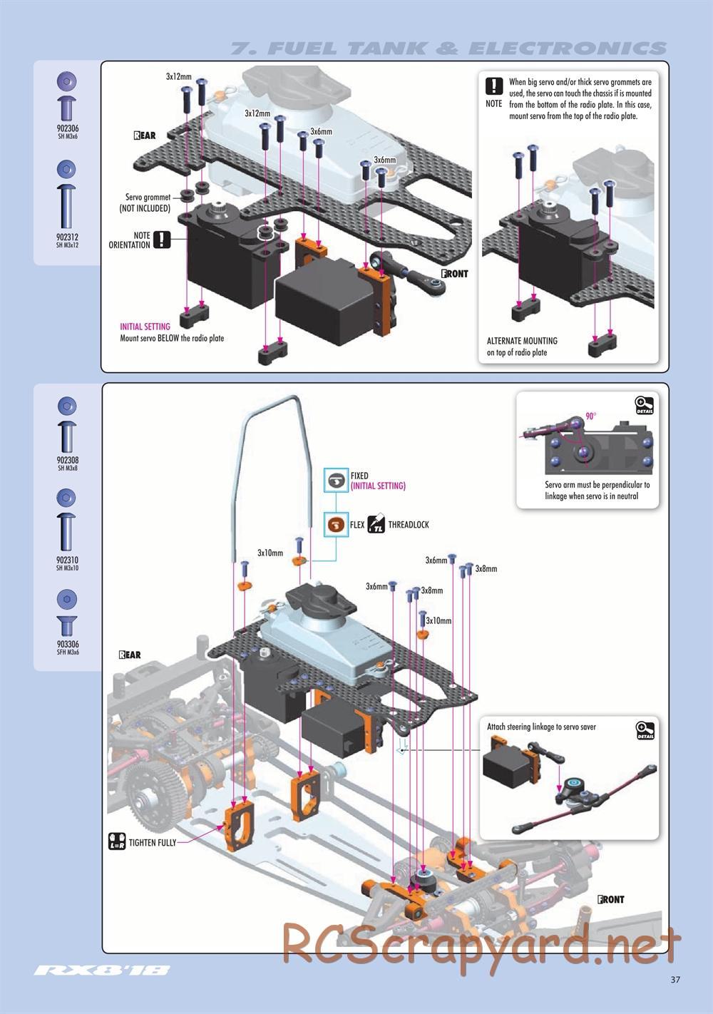 Xray - RX8E 2019 (RX8E'19) - Manual - Page 37