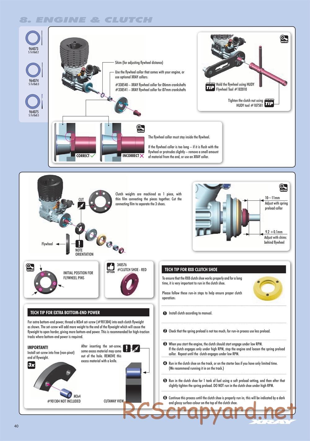 Xray - RX8E 2019 (RX8E'19) - Manual - Page 40