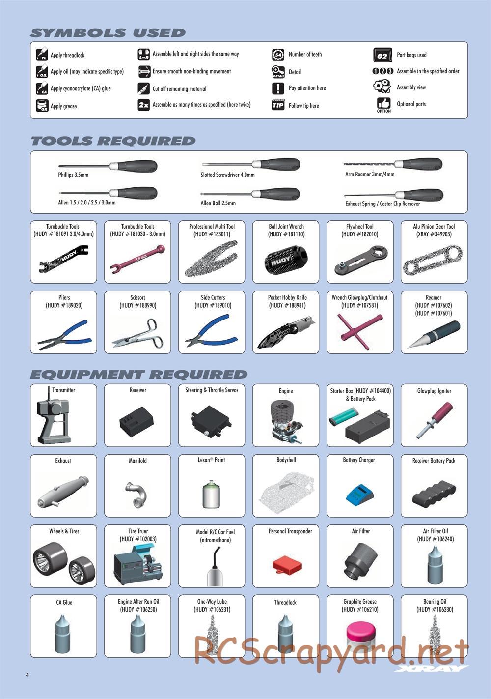 Xray - RX8E.2 2020 (RX8E'20) - Manual - Page 4