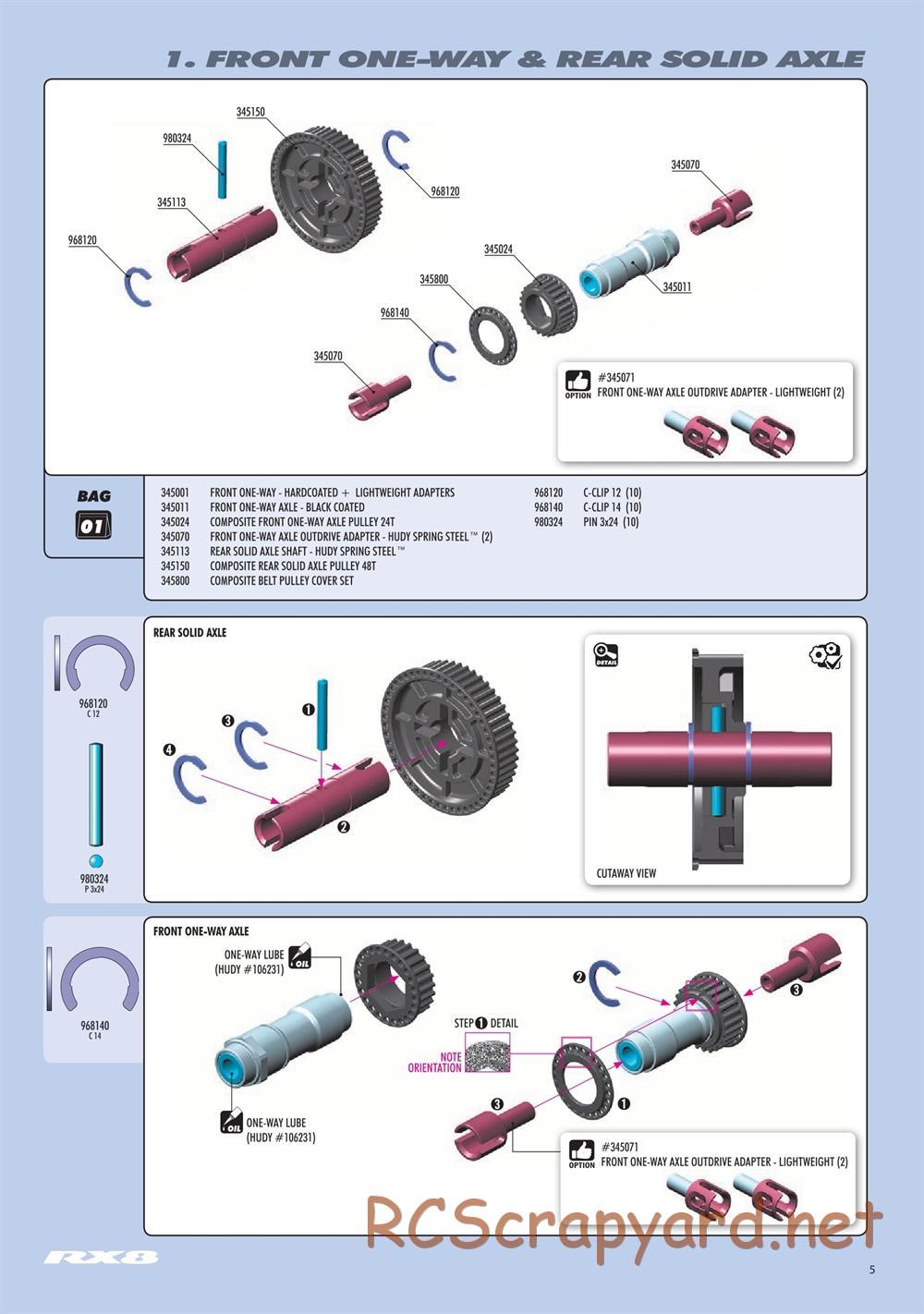 Xray - RX8E.2 2020 (RX8E'20) - Manual - Page 5