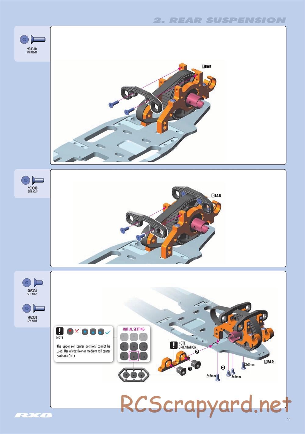Xray - RX8E.2 2020 (RX8E'20) - Manual - Page 11