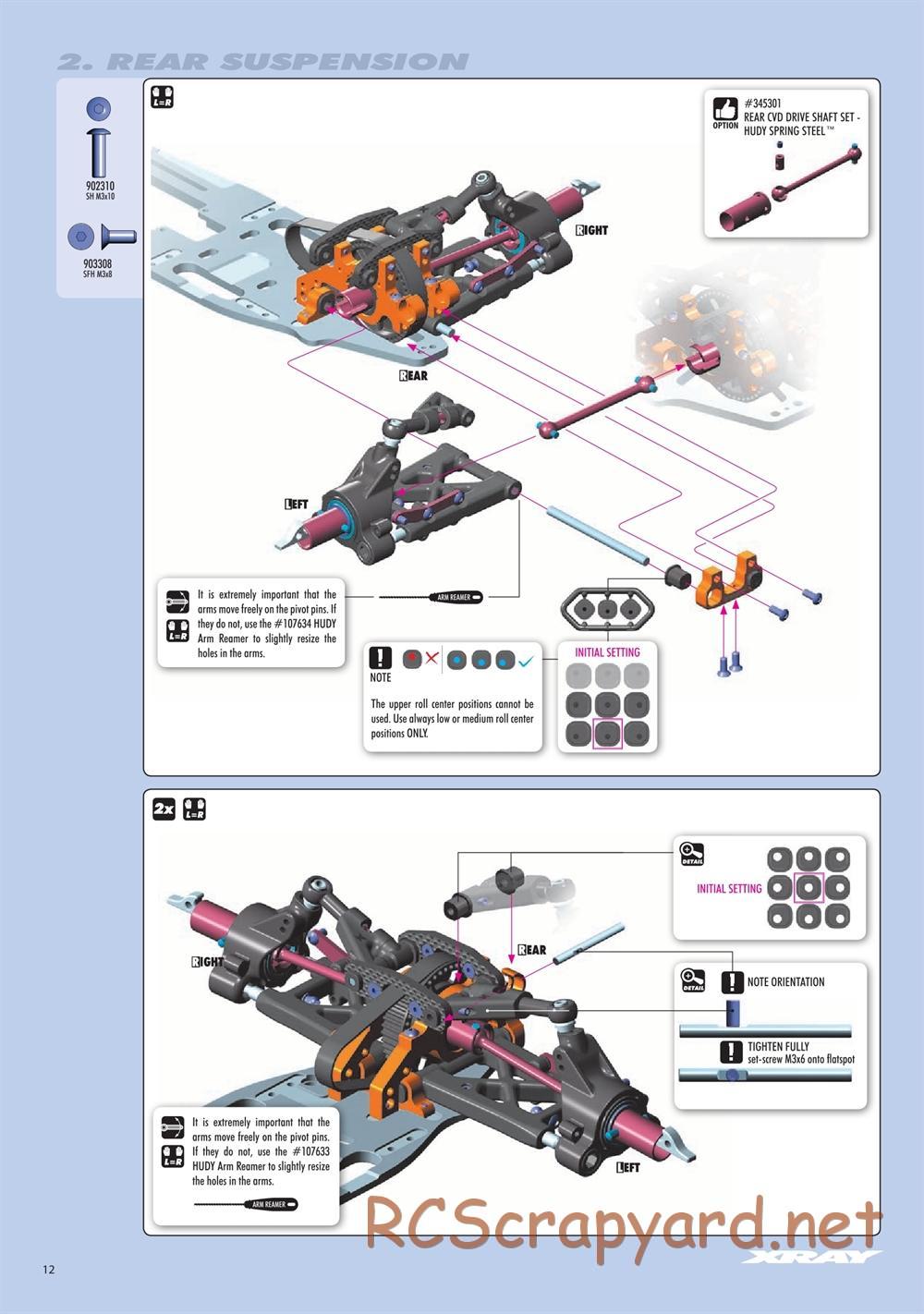 Xray - RX8E.2 2020 (RX8E'20) - Manual - Page 12