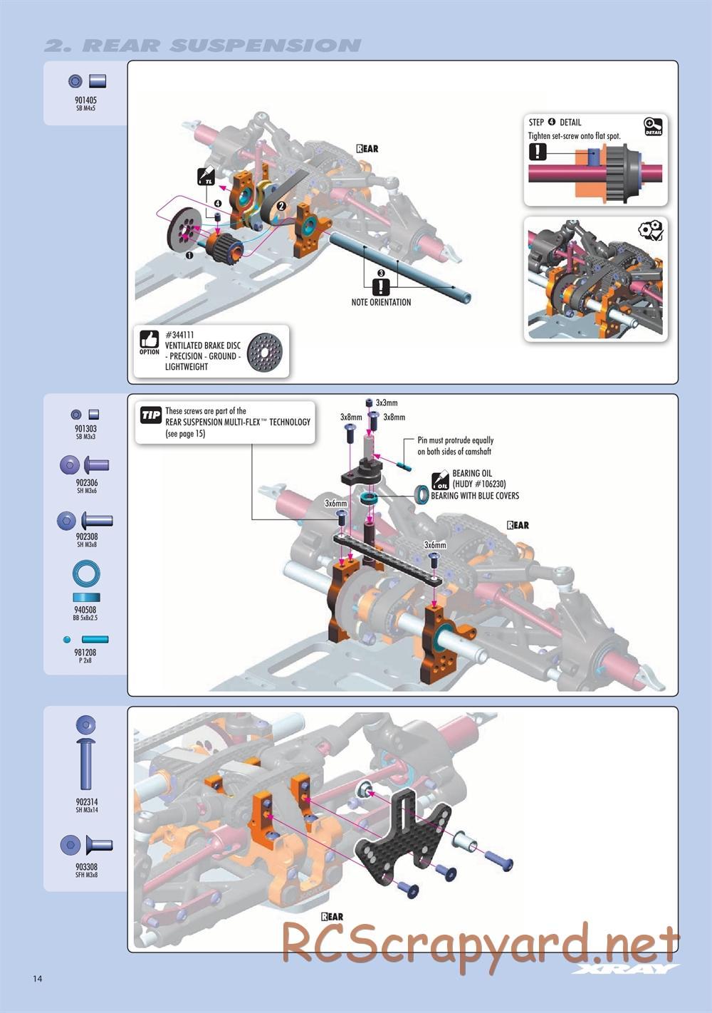 Xray - RX8E.2 2020 (RX8E'20) - Manual - Page 14