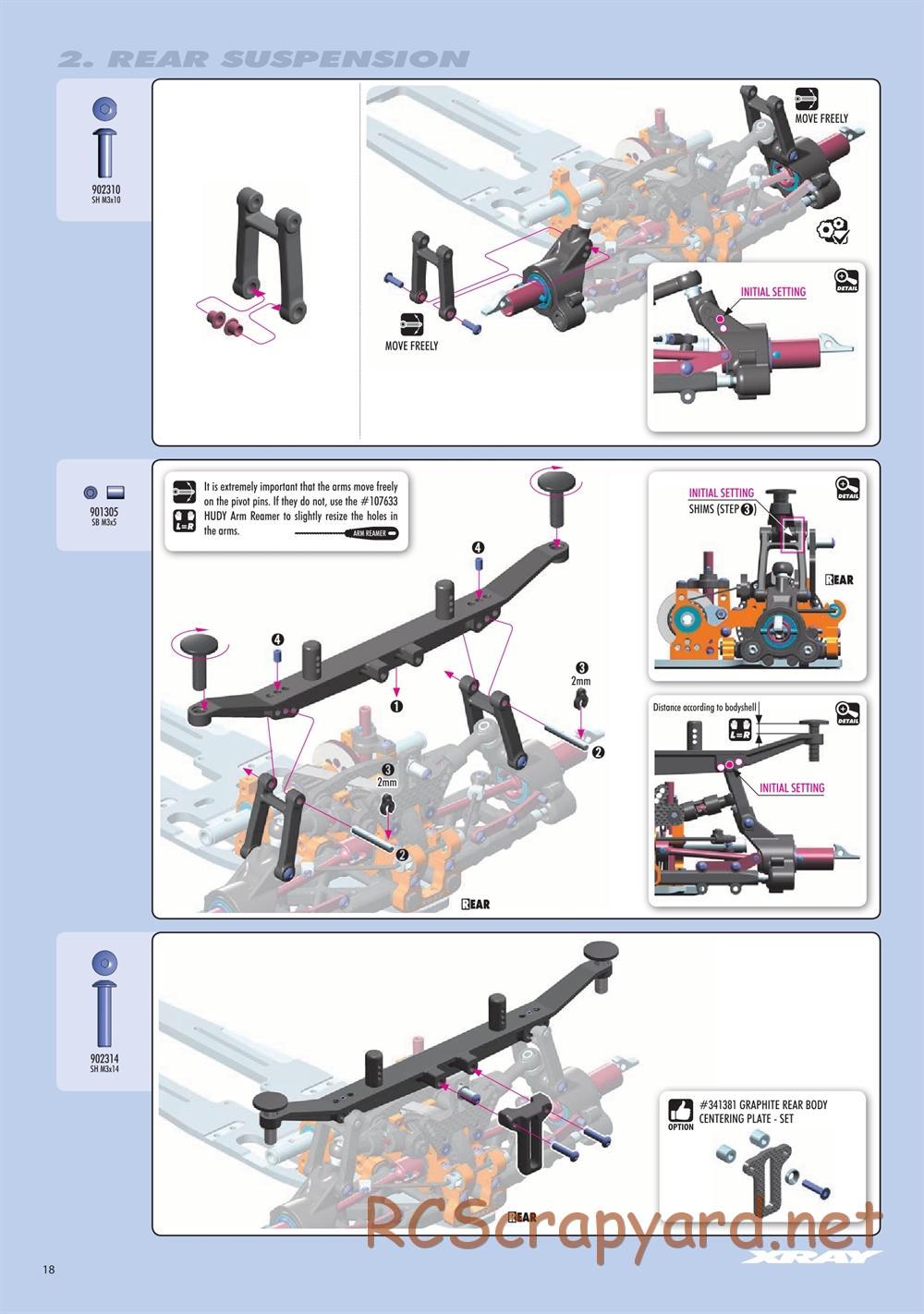 Xray - RX8E.2 2020 (RX8E'20) - Manual - Page 18