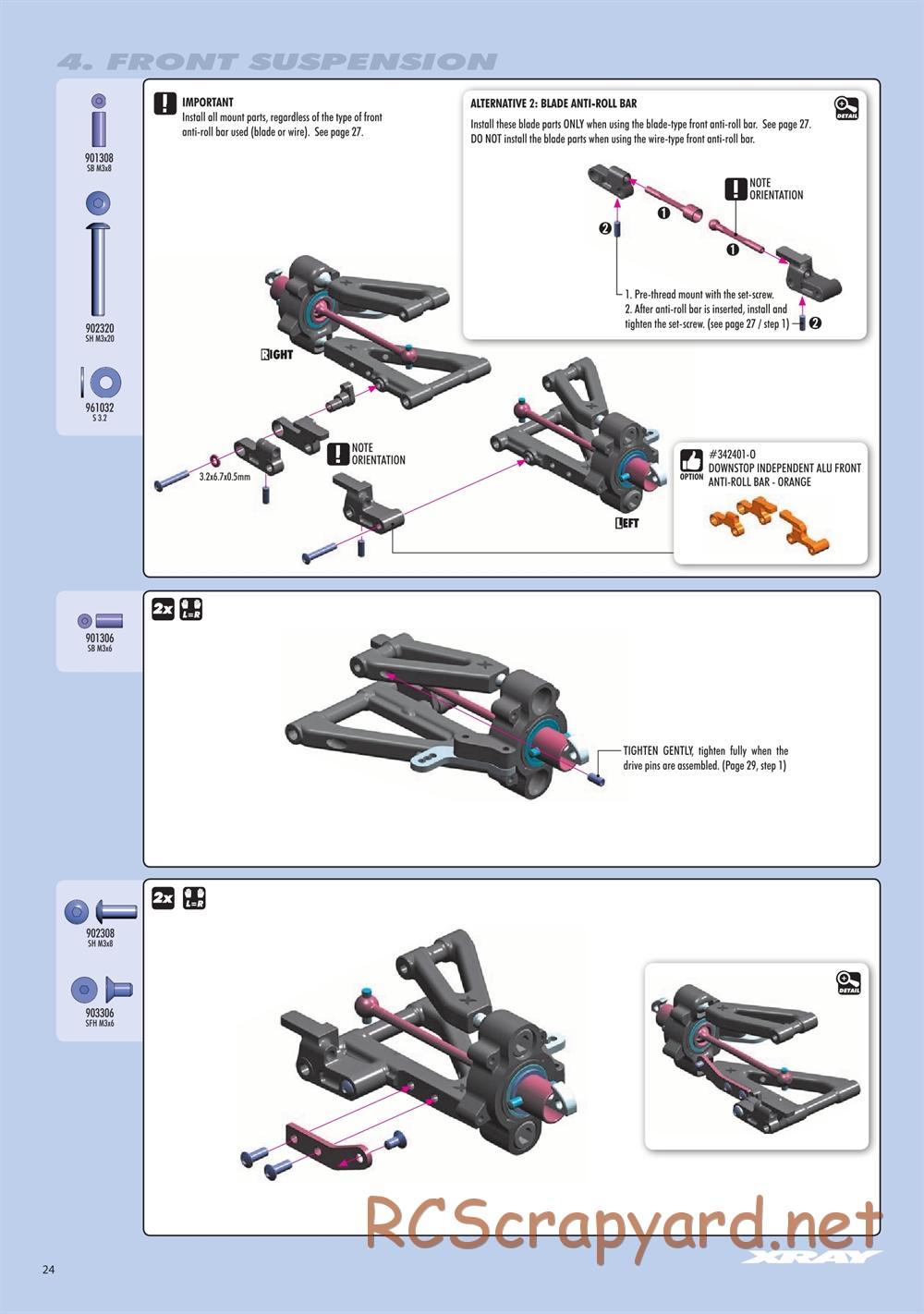 Xray - RX8E.2 2020 (RX8E'20) - Manual - Page 24