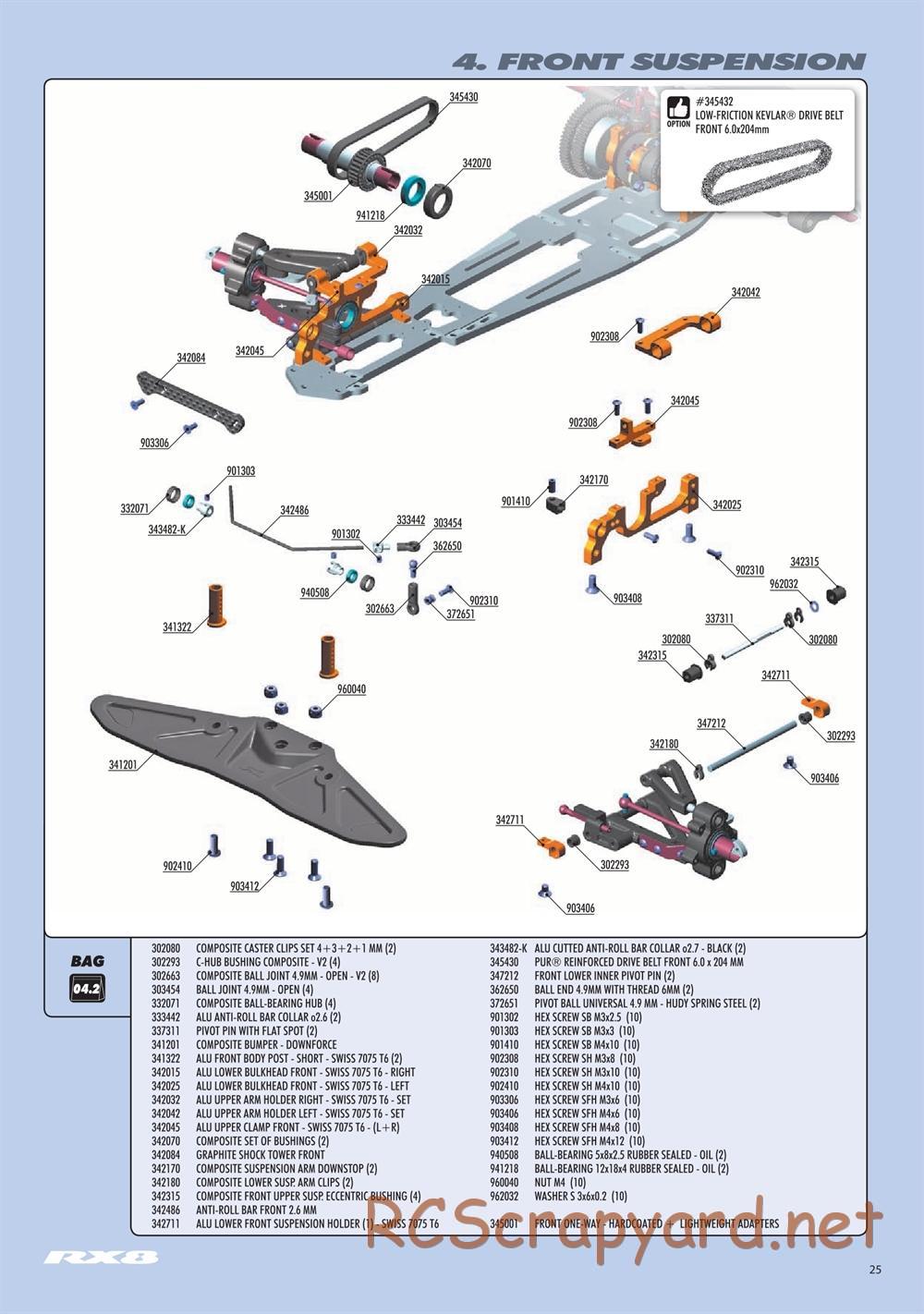 Xray - RX8E.2 2020 (RX8E'20) - Manual - Page 25