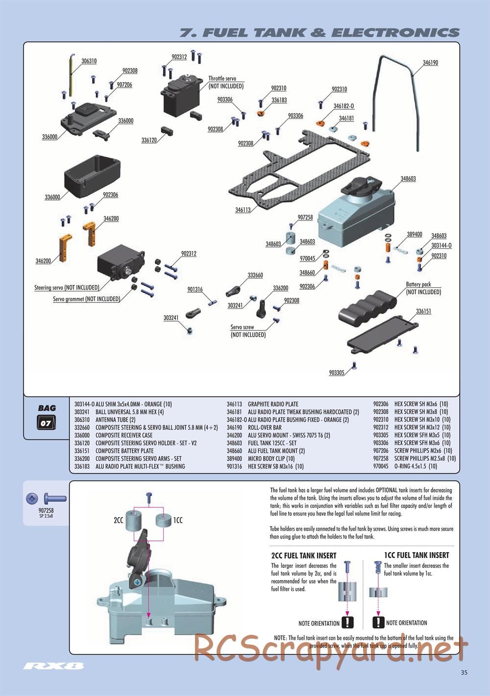 Xray - RX8E.2 2020 (RX8E'20) - Manual - Page 35