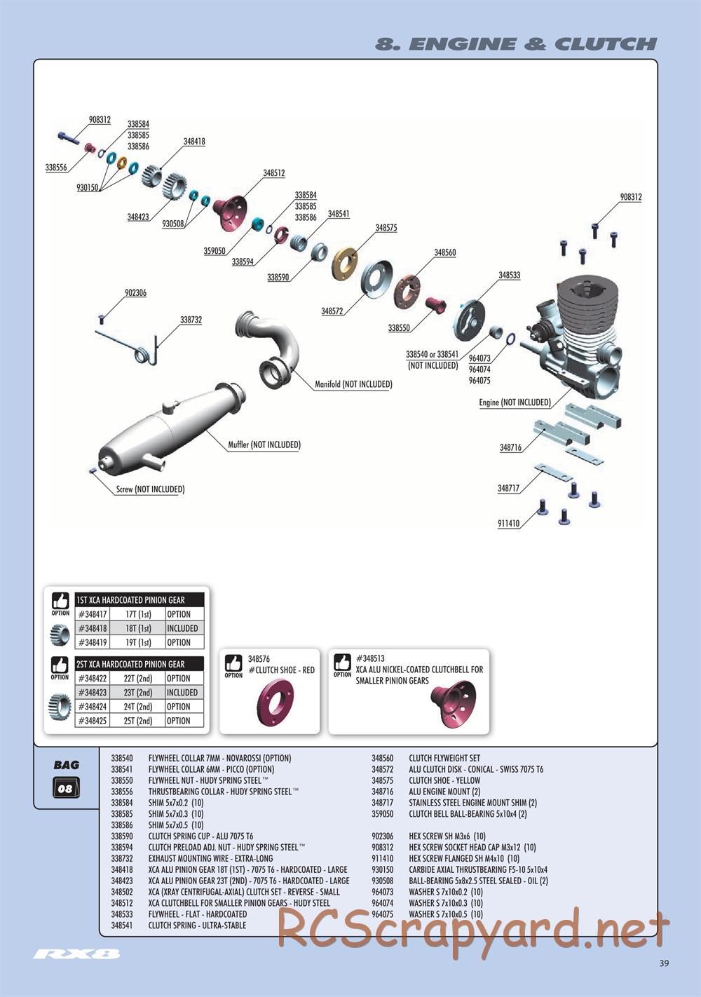 Xray - RX8E.2 2020 (RX8E'20) - Manual - Page 39