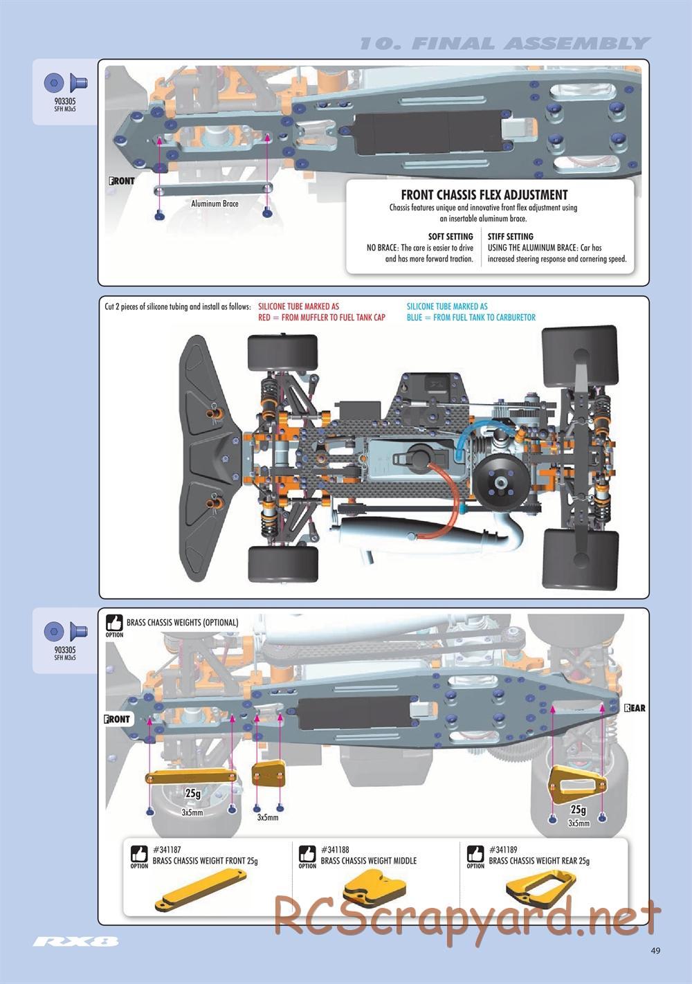 Xray - RX8E.2 2020 (RX8E'20) - Manual - Page 49