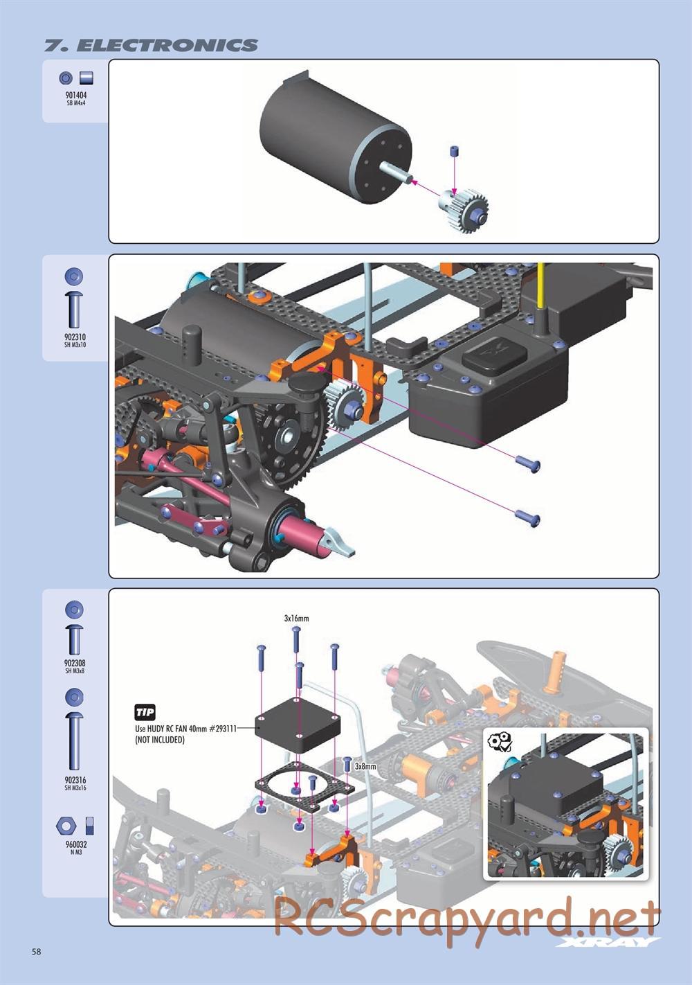 Xray - RX8E.2 2020 (RX8E'20) - Manual - Page 58