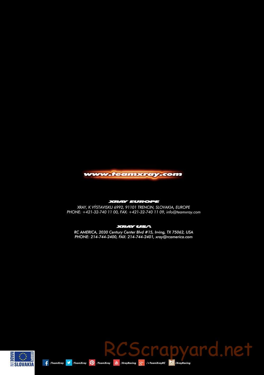 Xray - RX8E.2 2020 (RX8E'20) - Manual - Page 60