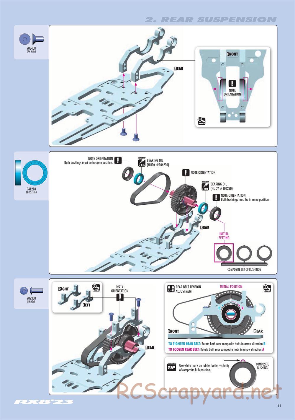 Xray - RX8E 2024 (RX8E'24) - Manual - Page 11