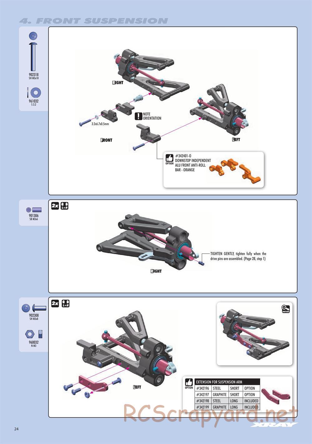 Xray - RX8E 2024 (RX8E'24) - Manual - Page 24