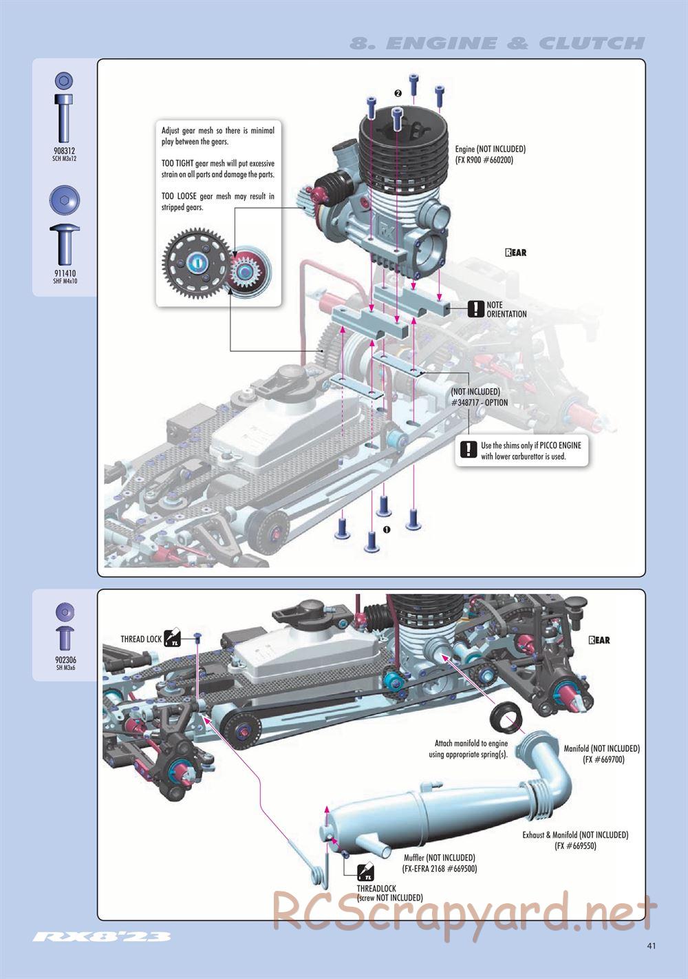 Xray - RX8E 2024 (RX8E'24) - Manual - Page 41