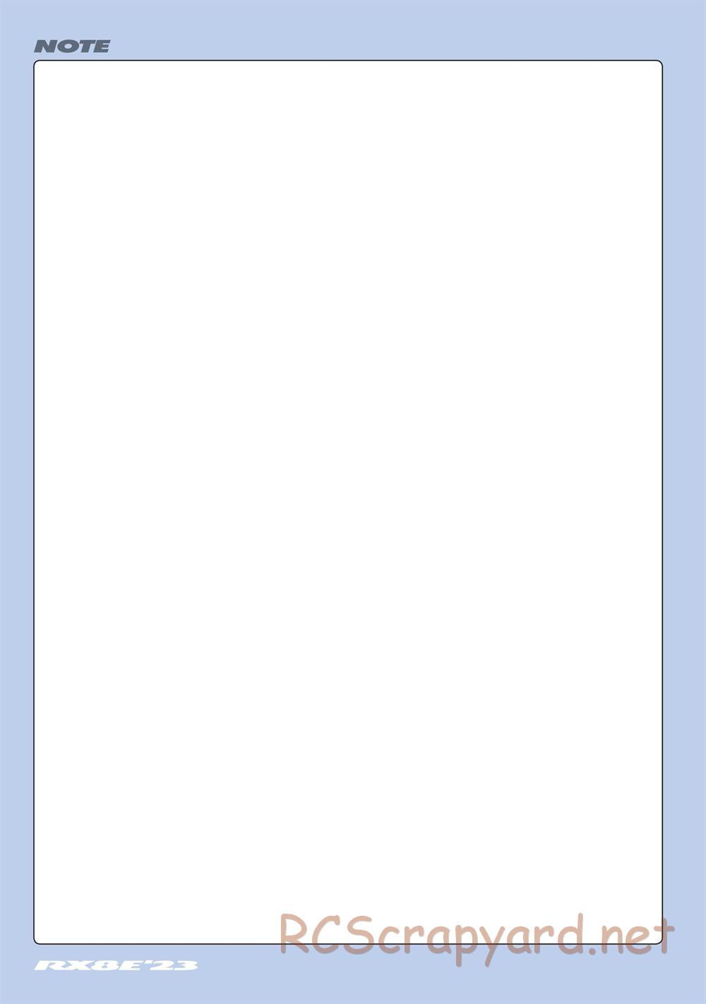 Xray - RX8E 2024 (RX8E'24) - Manual - Page 59