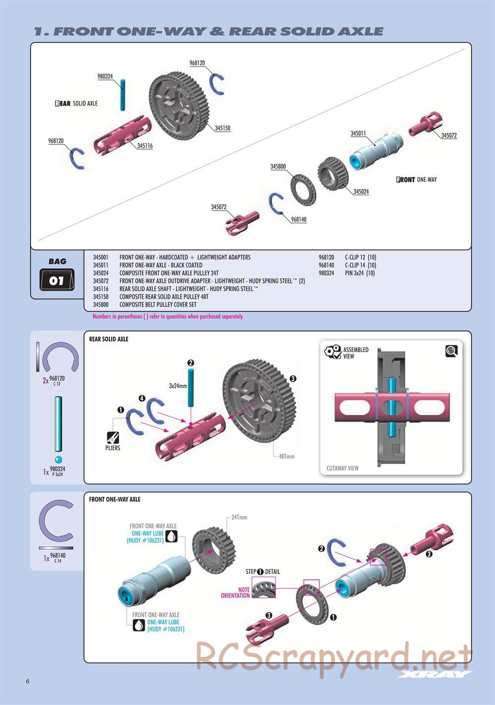 Xray - RX8E 2026 (RX8E'26) - Manual - Page 6