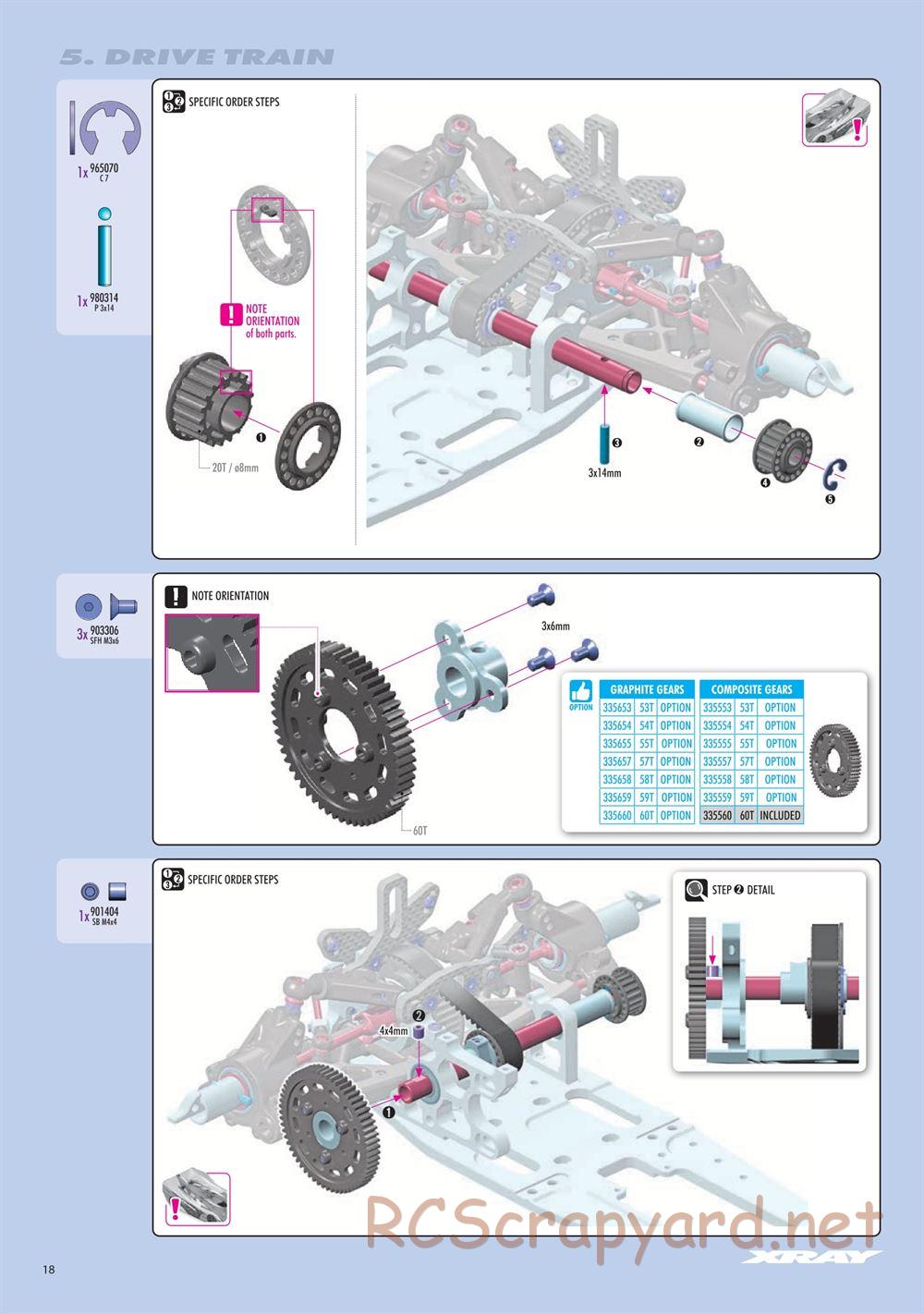 Xray - RX8E 2026 (RX8E'26) - Manual - Page 18