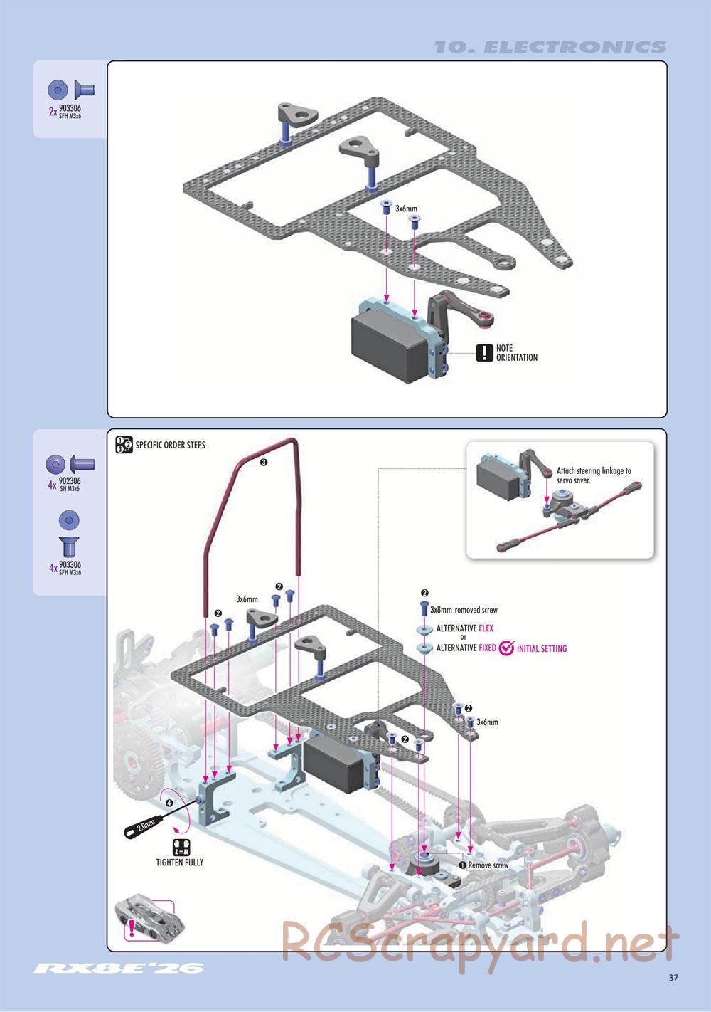 Xray - RX8E 2026 (RX8E'26) - Manual - Page 37
