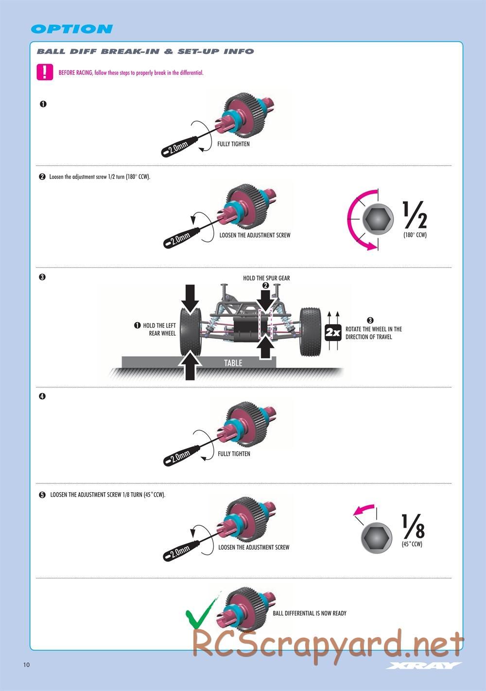 Xray - SCX 2021 (SCX'21) - Manual - Page 10