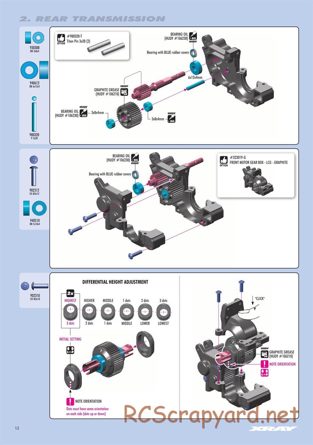 Xray - SCX 2021 (SCX'21) - Manual - Page 12
