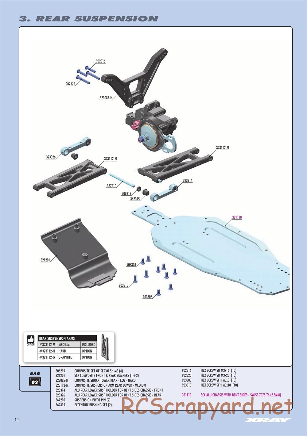 Xray - SCX 2021 (SCX'21) - Manual - Page 14