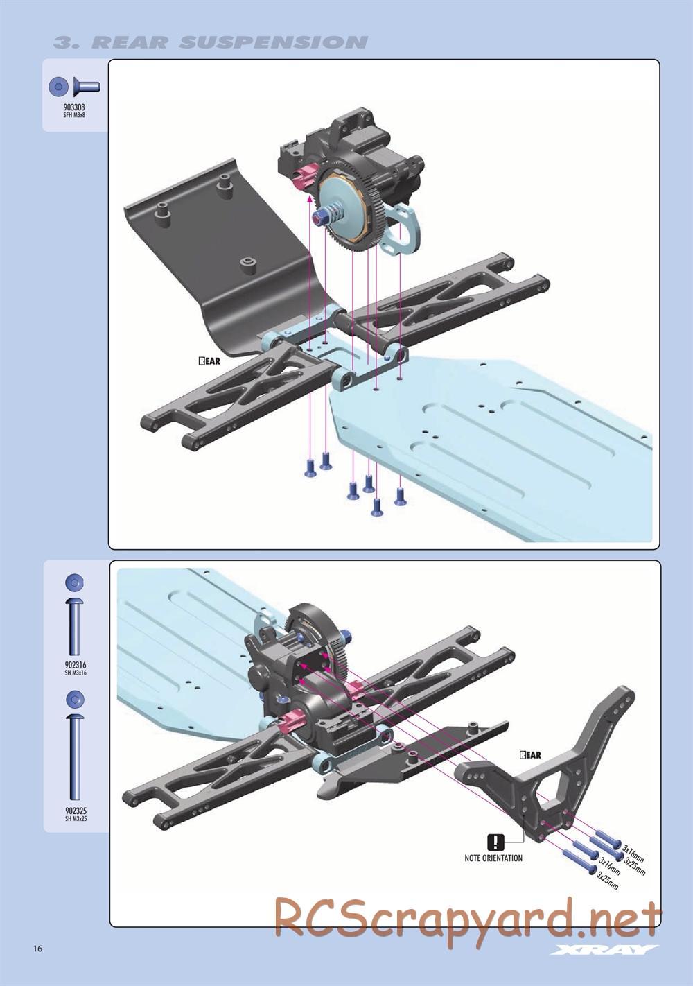 Xray - SCX 2021 (SCX'21) - Manual - Page 16
