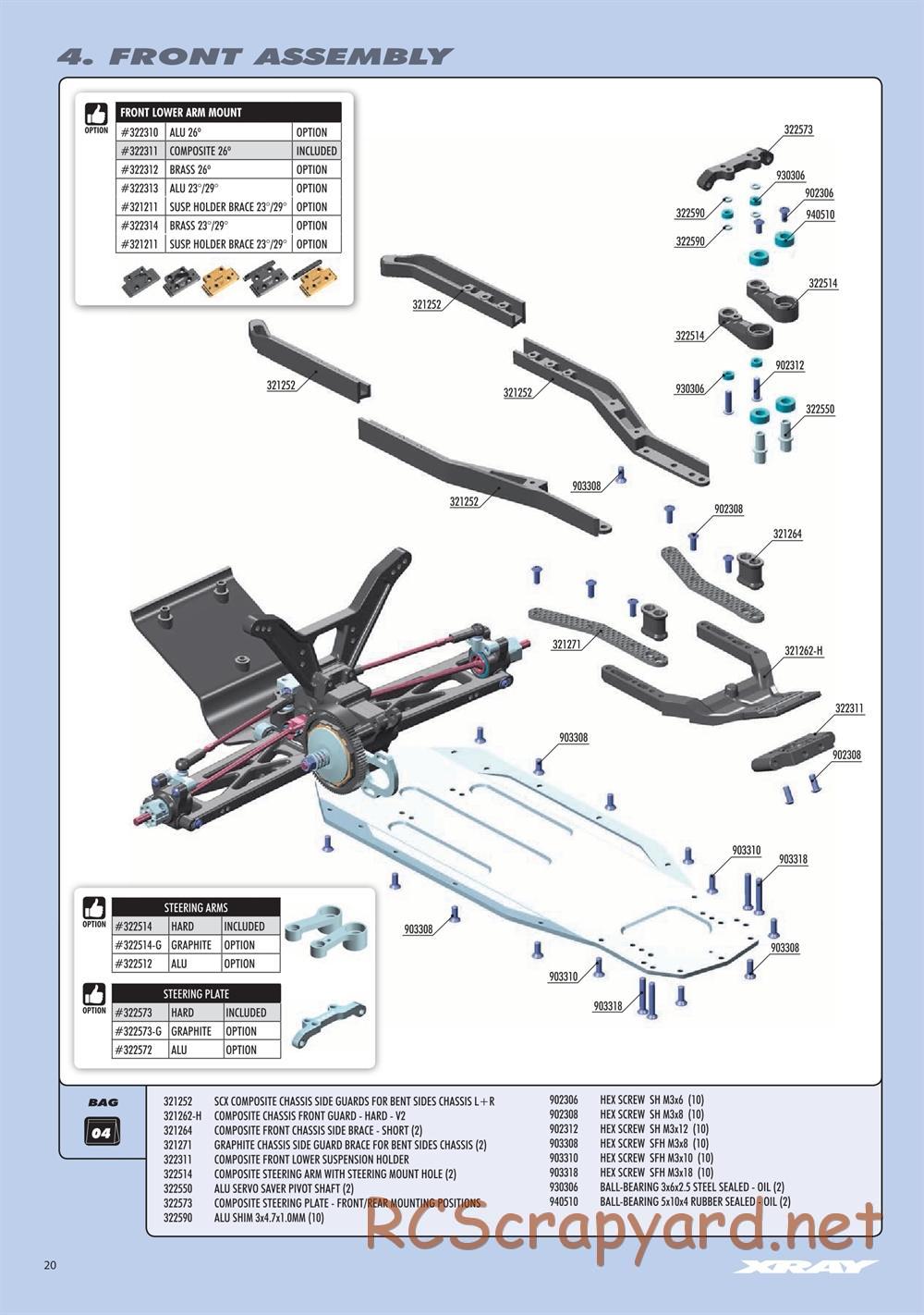 Xray - SCX 2021 (SCX'21) - Manual - Page 20