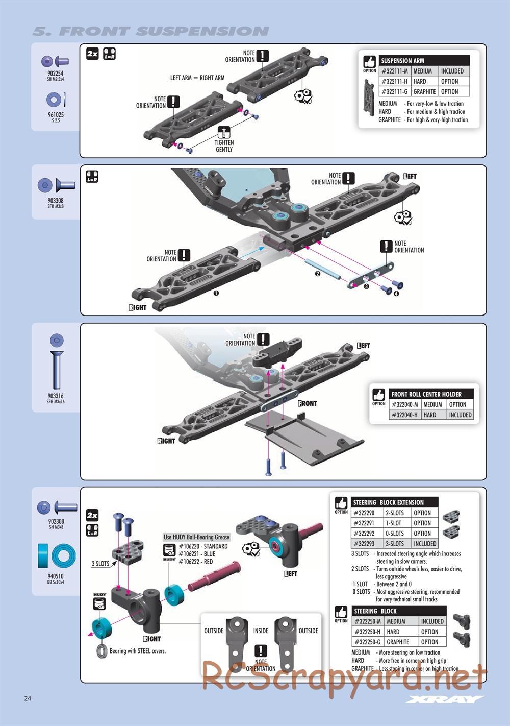Xray - SCX 2021 (SCX'21) - Manual - Page 24