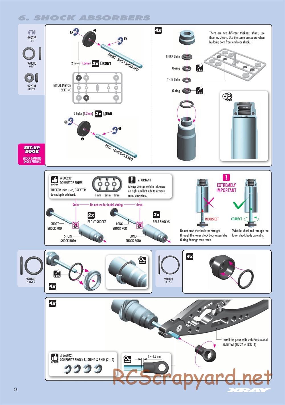 Xray - SCX 2021 (SCX'21) - Manual - Page 28