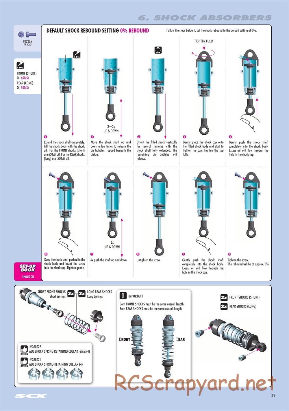 Xray - SCX 2021 (SCX'21) - Manual - Page 29