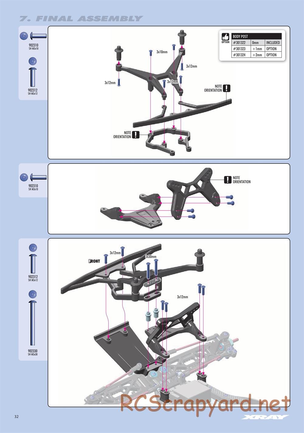 Xray - SCX 2021 (SCX'21) - Manual - Page 32