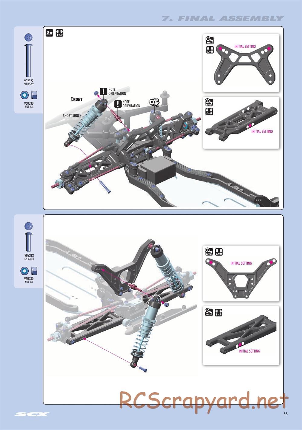 Xray - SCX 2021 (SCX'21) - Manual - Page 33