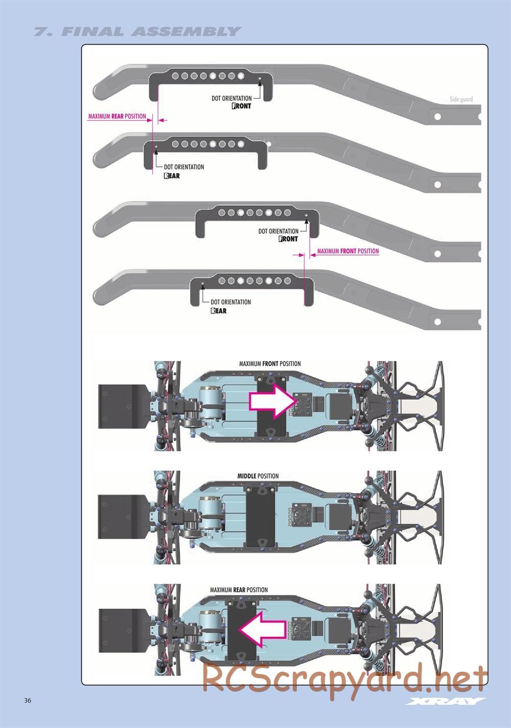 Xray - SCX 2021 (SCX'21) - Manual - Page 36