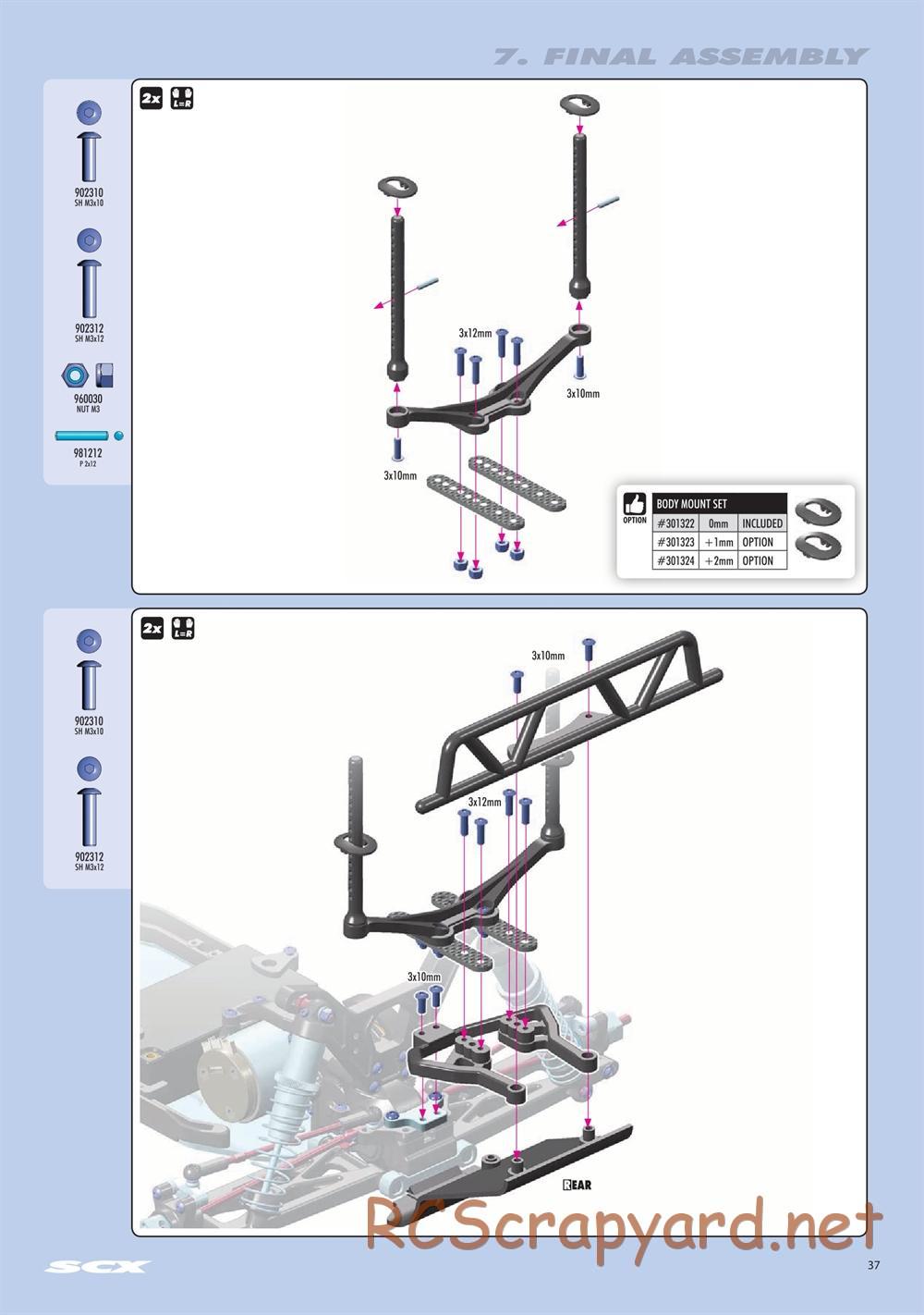 Xray - SCX 2021 (SCX'21) - Manual - Page 37