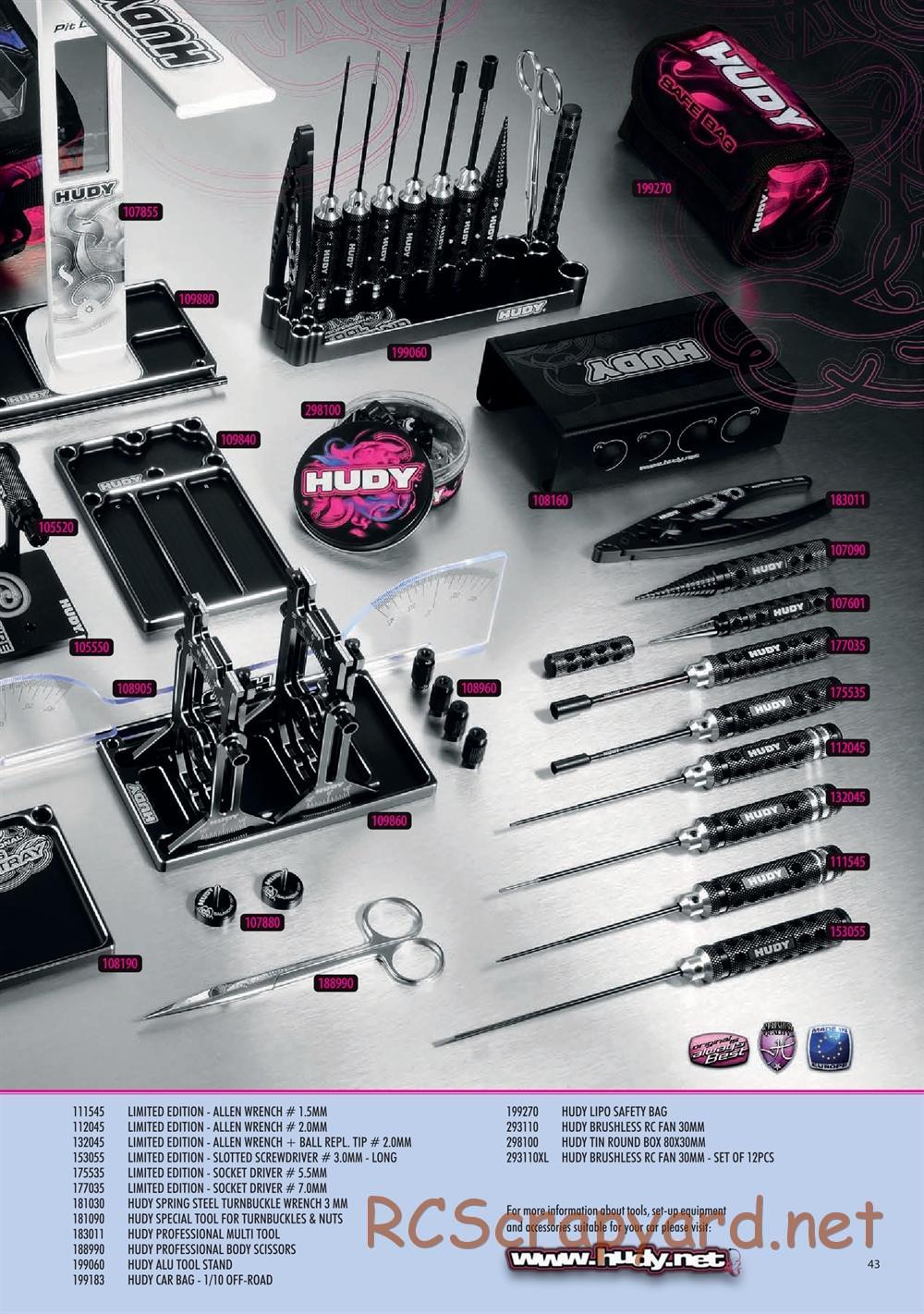 Xray - SCX 2021 (SCX'21) - Manual - Page 43