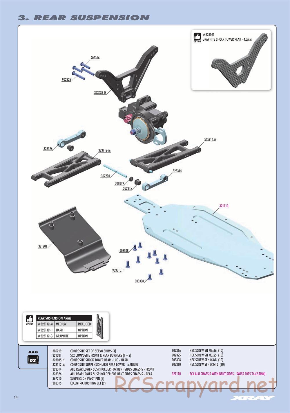 Xray - SCX 2023 (SCX'23) - Manual - Page 14