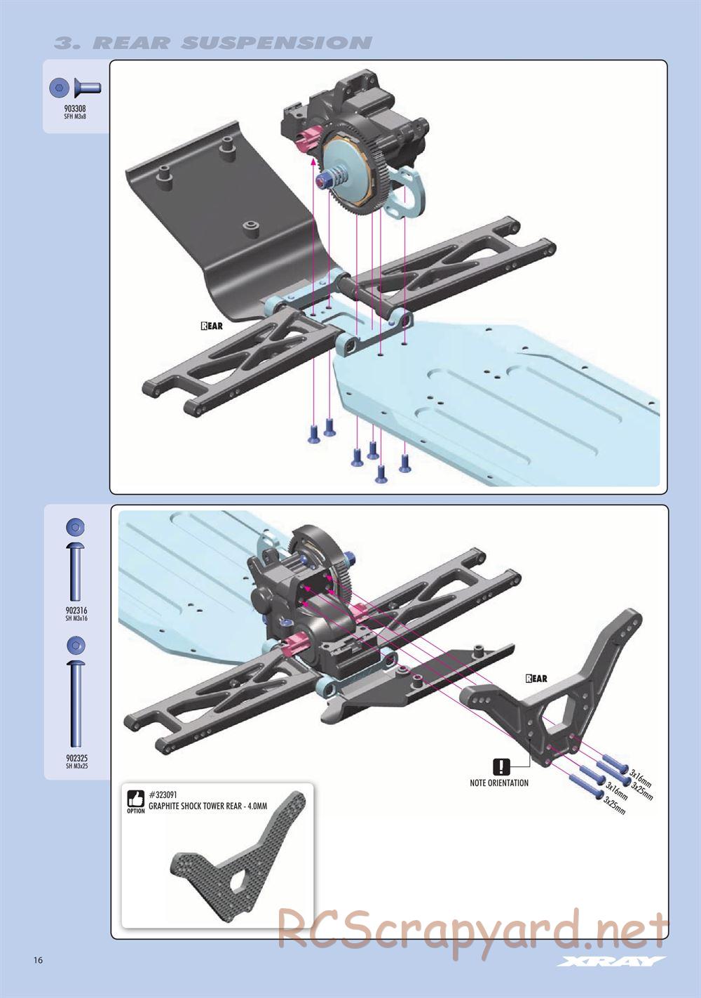 Xray - SCX 2023 (SCX'23) - Manual - Page 16