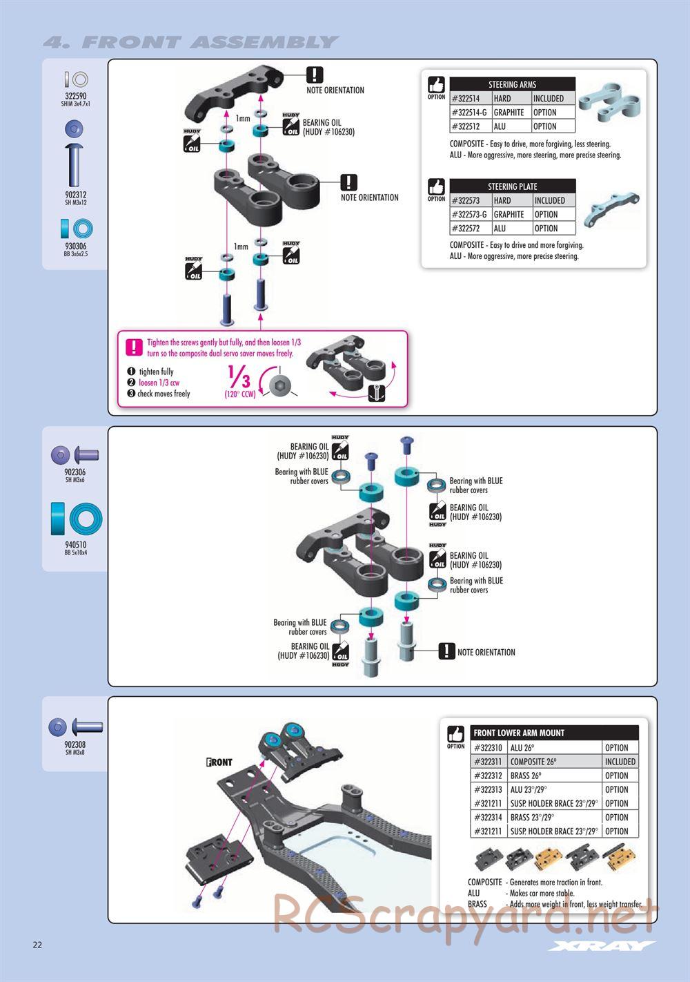 Xray - SCX 2023 (SCX'23) - Manual - Page 22