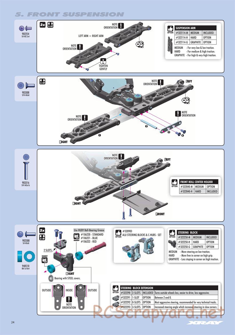 Xray - SCX 2023 (SCX'23) - Manual - Page 24