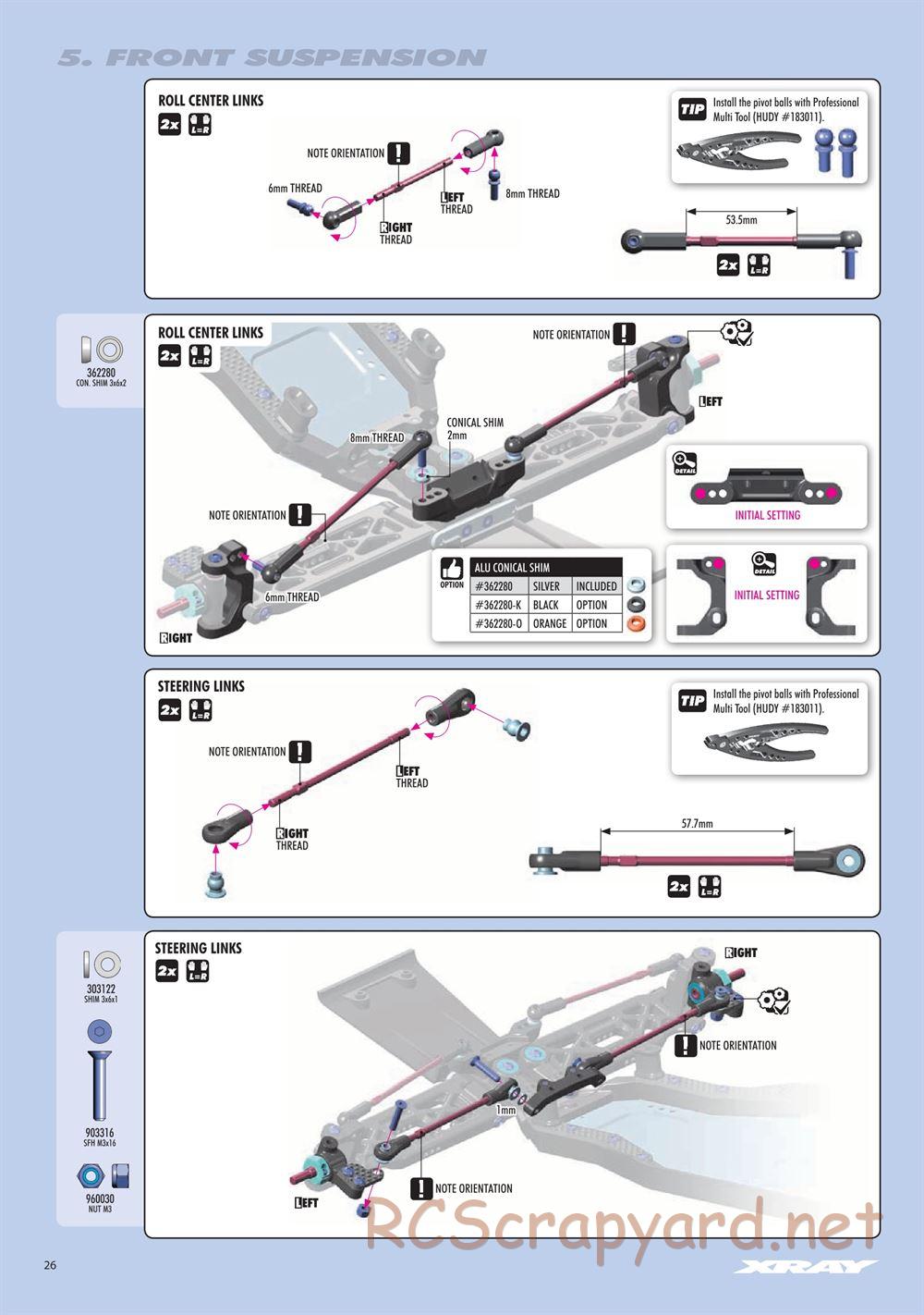 Xray - SCX 2023 (SCX'23) - Manual - Page 26