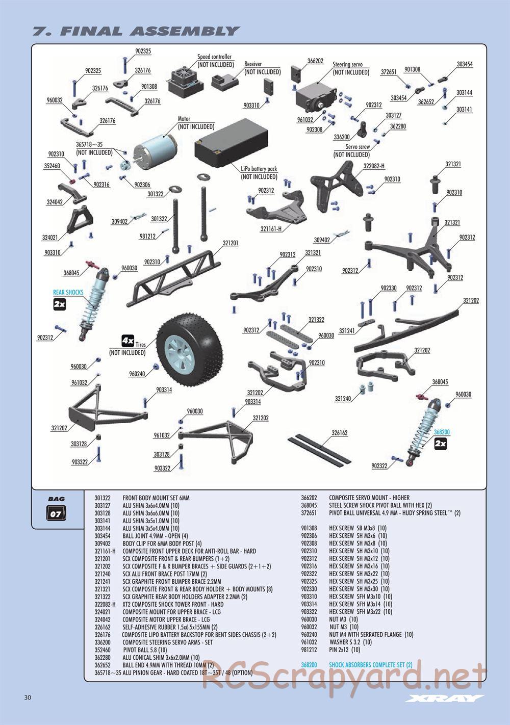 Xray - SCX 2023 (SCX'23) - Manual - Page 30