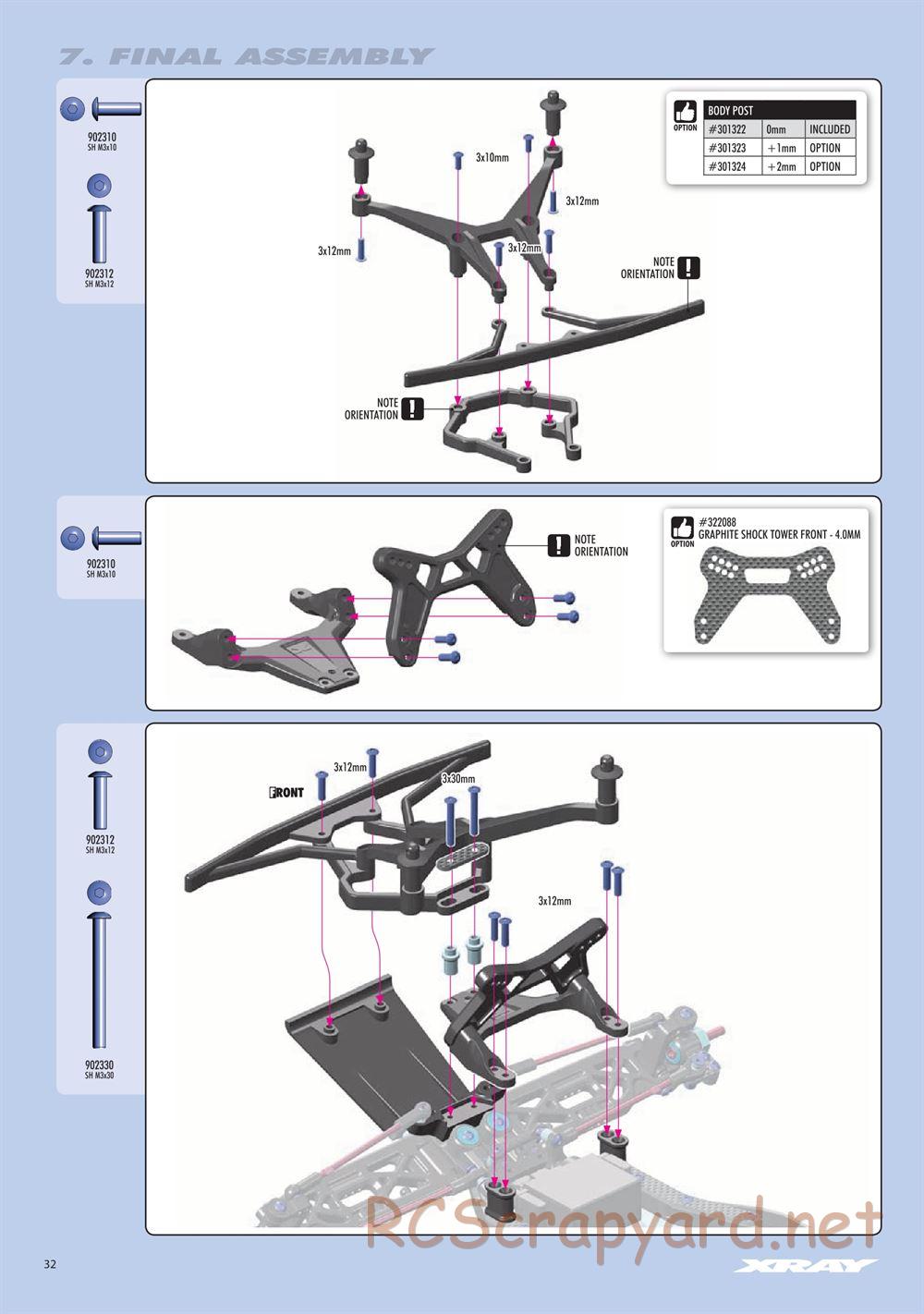 Xray - SCX 2023 (SCX'23) - Manual - Page 32