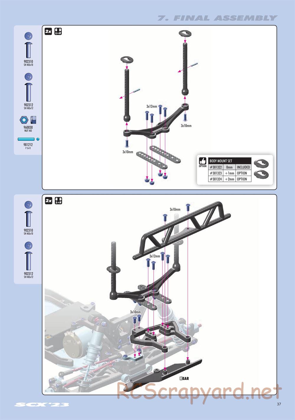Xray - SCX 2023 (SCX'23) - Manual - Page 37