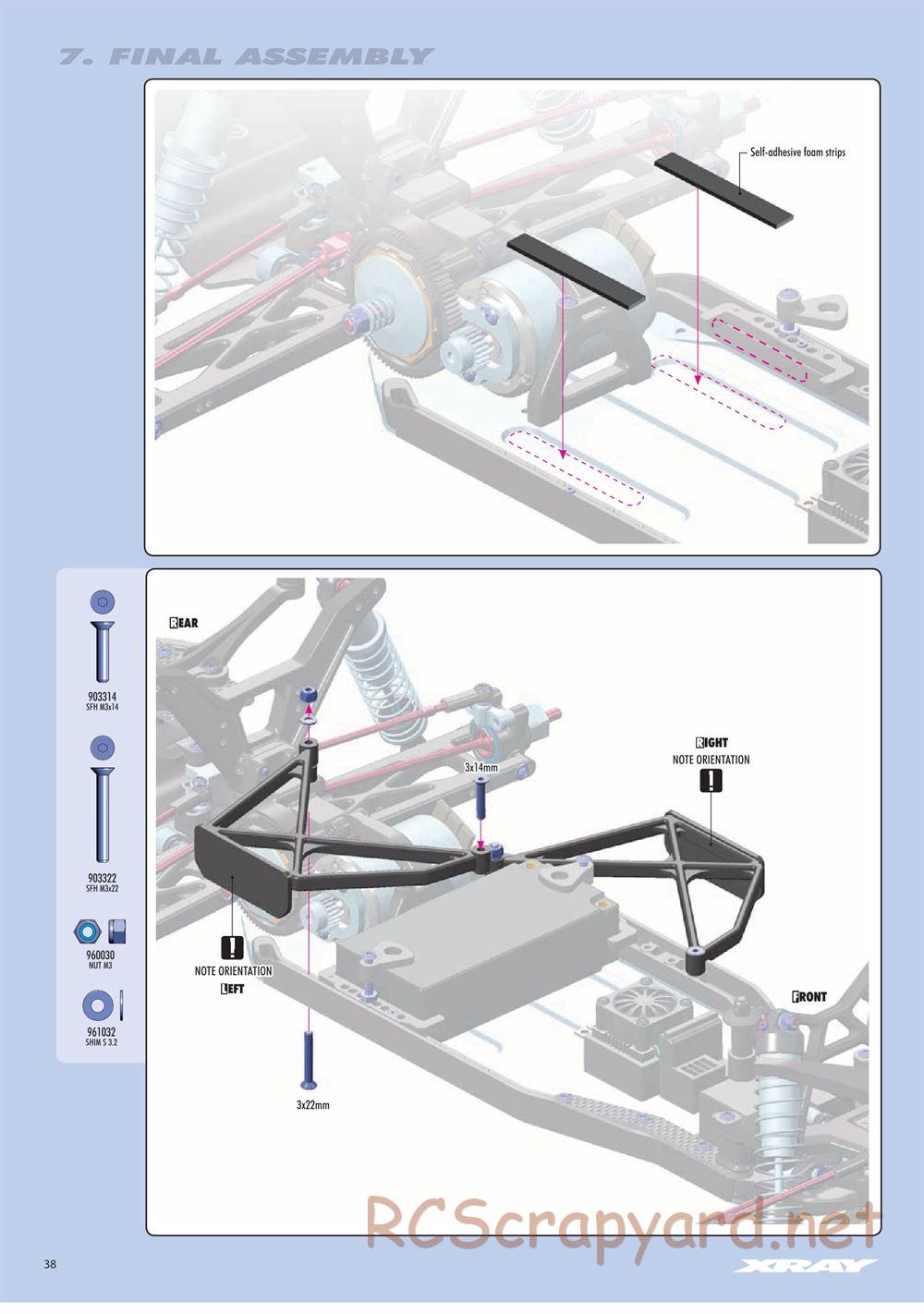 Xray - SCX 2023 (SCX'23) - Manual - Page 38