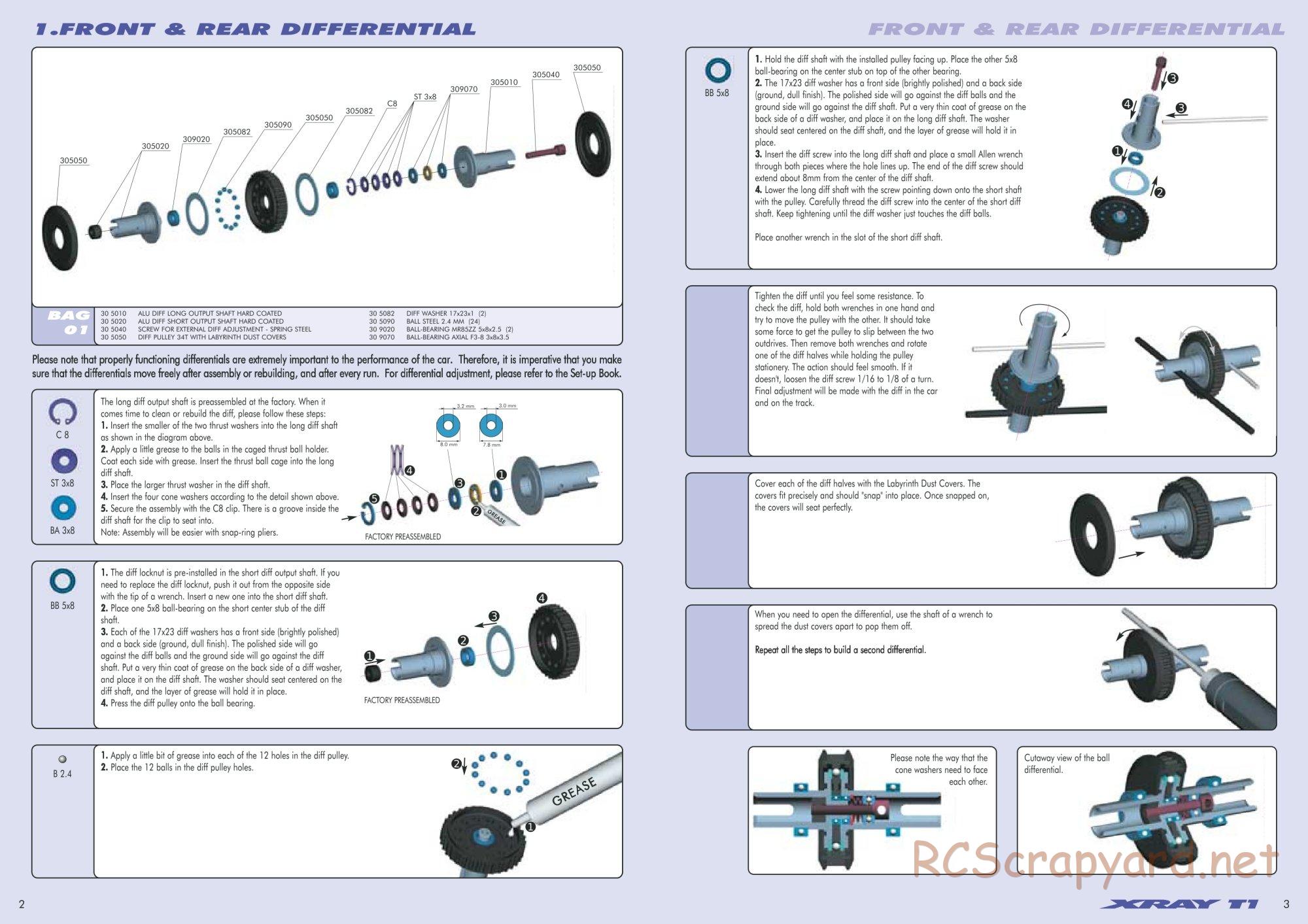Xray - T1 - Manual - Page 3