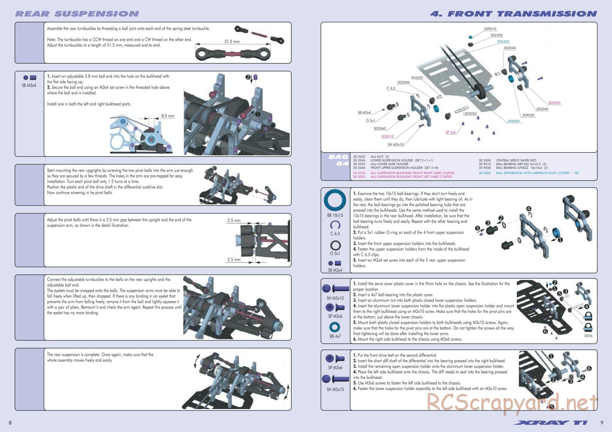 Xray - T1 - Manual - Page 6