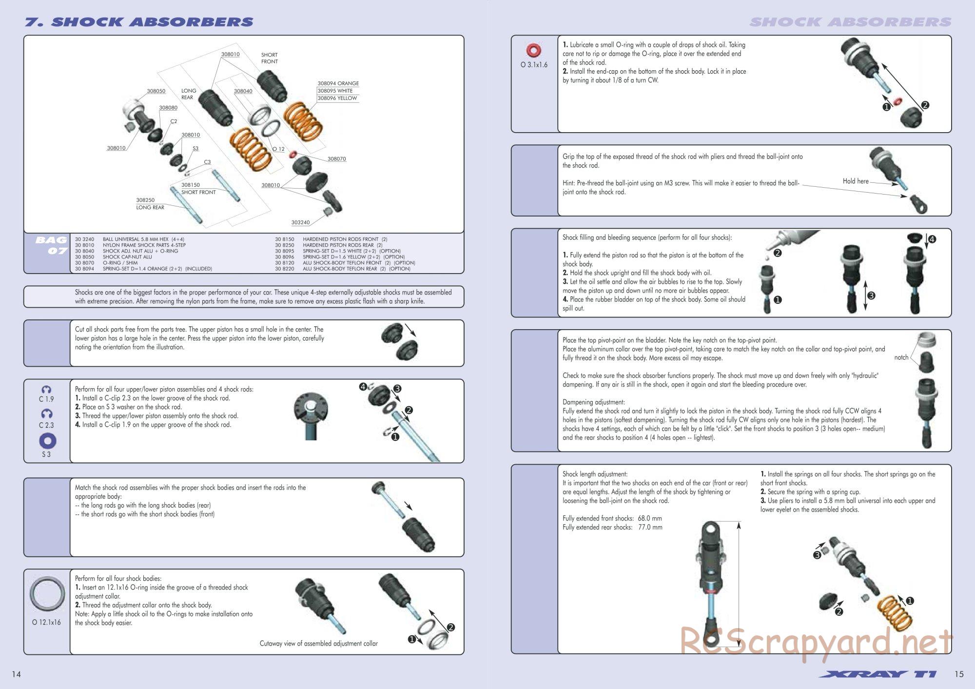Xray - T1 - Manual - Page 9